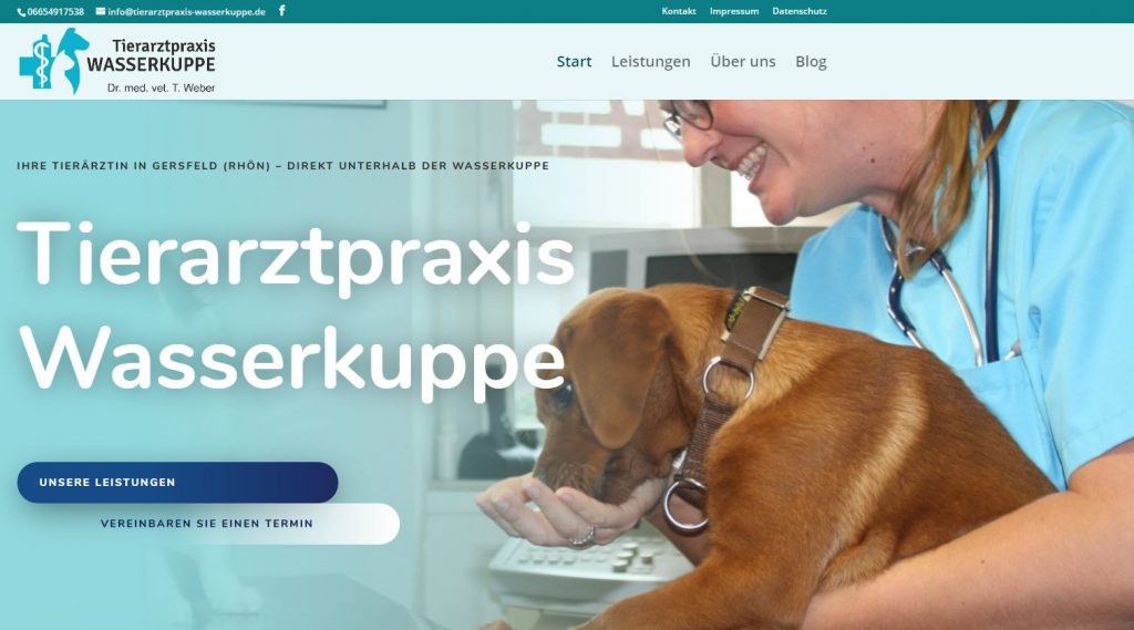 Foto von der Homepage Tanja Weber